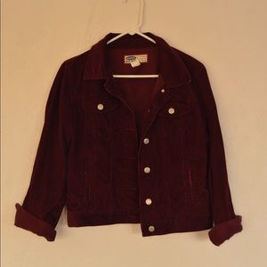 Corduroy jean jacket